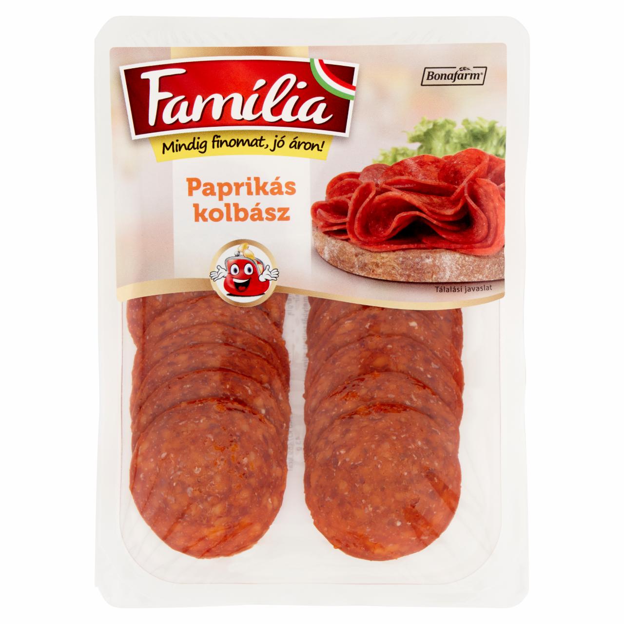 Képek - Família szeletelt paprikás kolbász 55 g