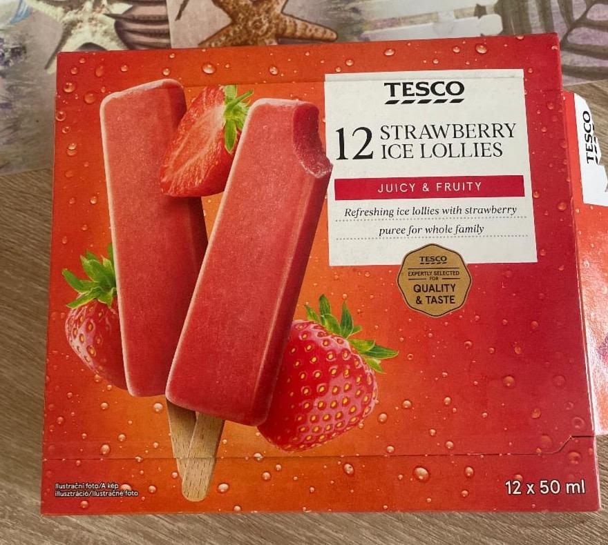 Képek - Strawberry ice lollies Tesco