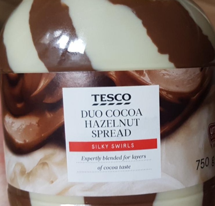 Képek - tesco Duo cocoa hazelnut spread