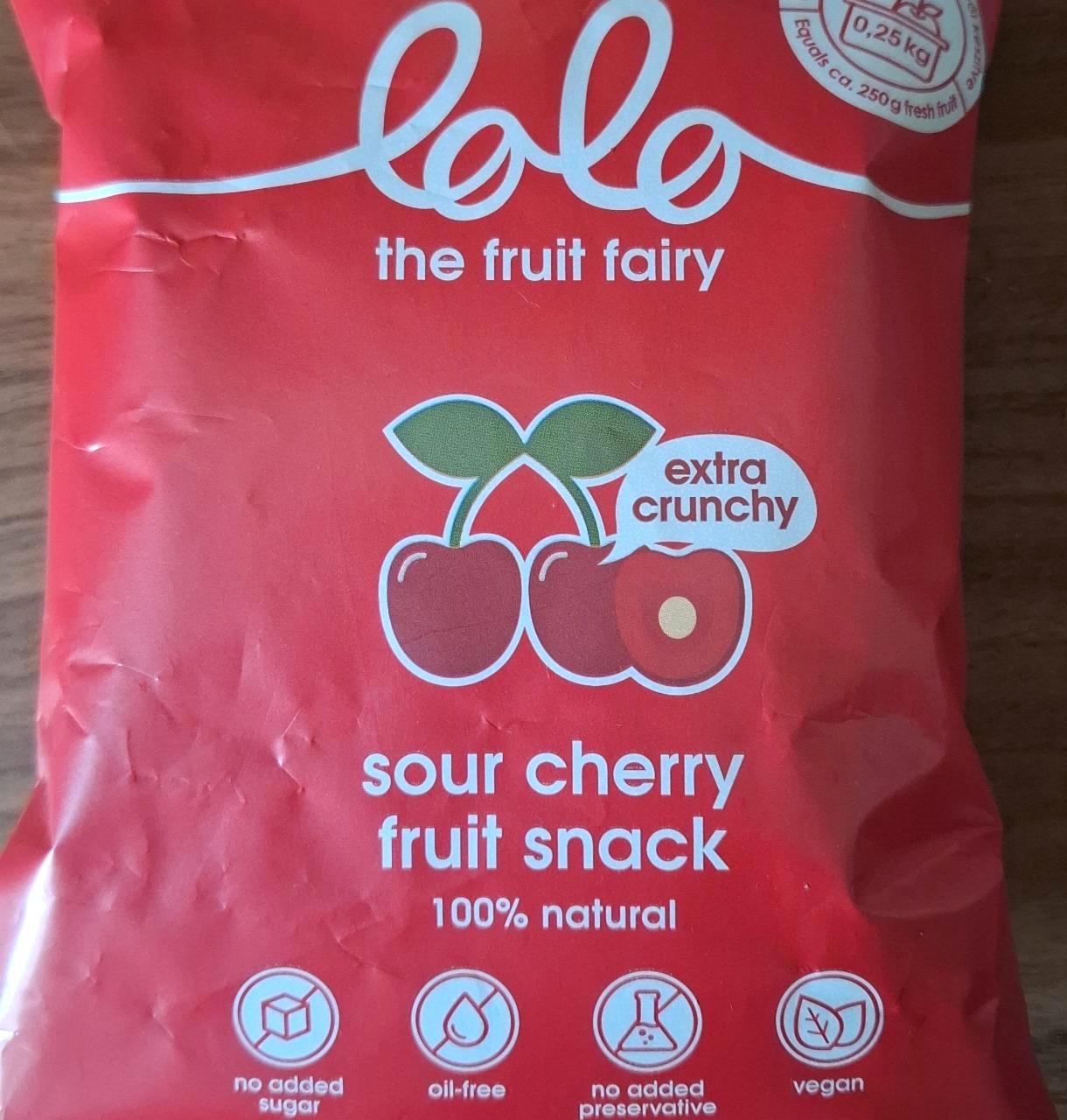 Képek - Sour cherry fruit snack Lolo