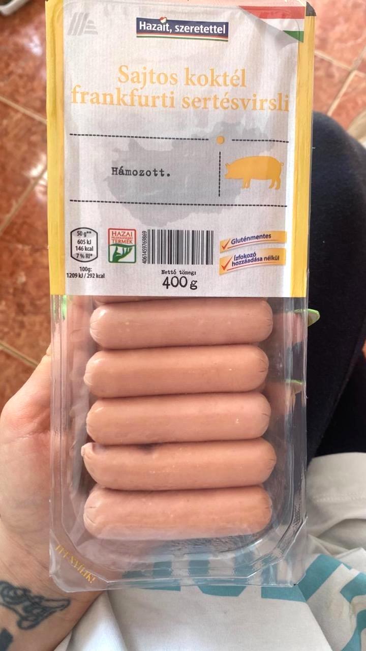 Képek - Sajtos koktél frankfurti sertésvirsli Hazait, szeretettel
