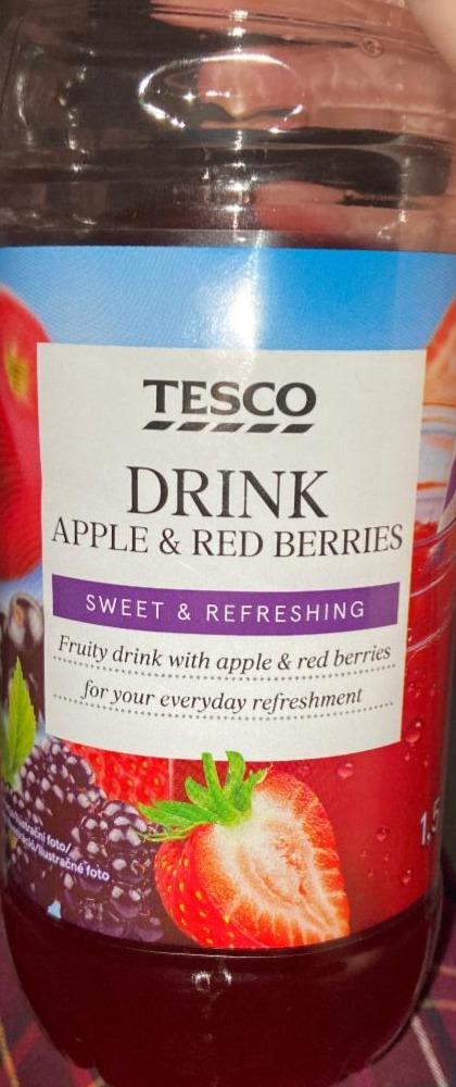 Képek - Tesco alma-bogyósgyümölcsital cukorral és édesítőszerrel 