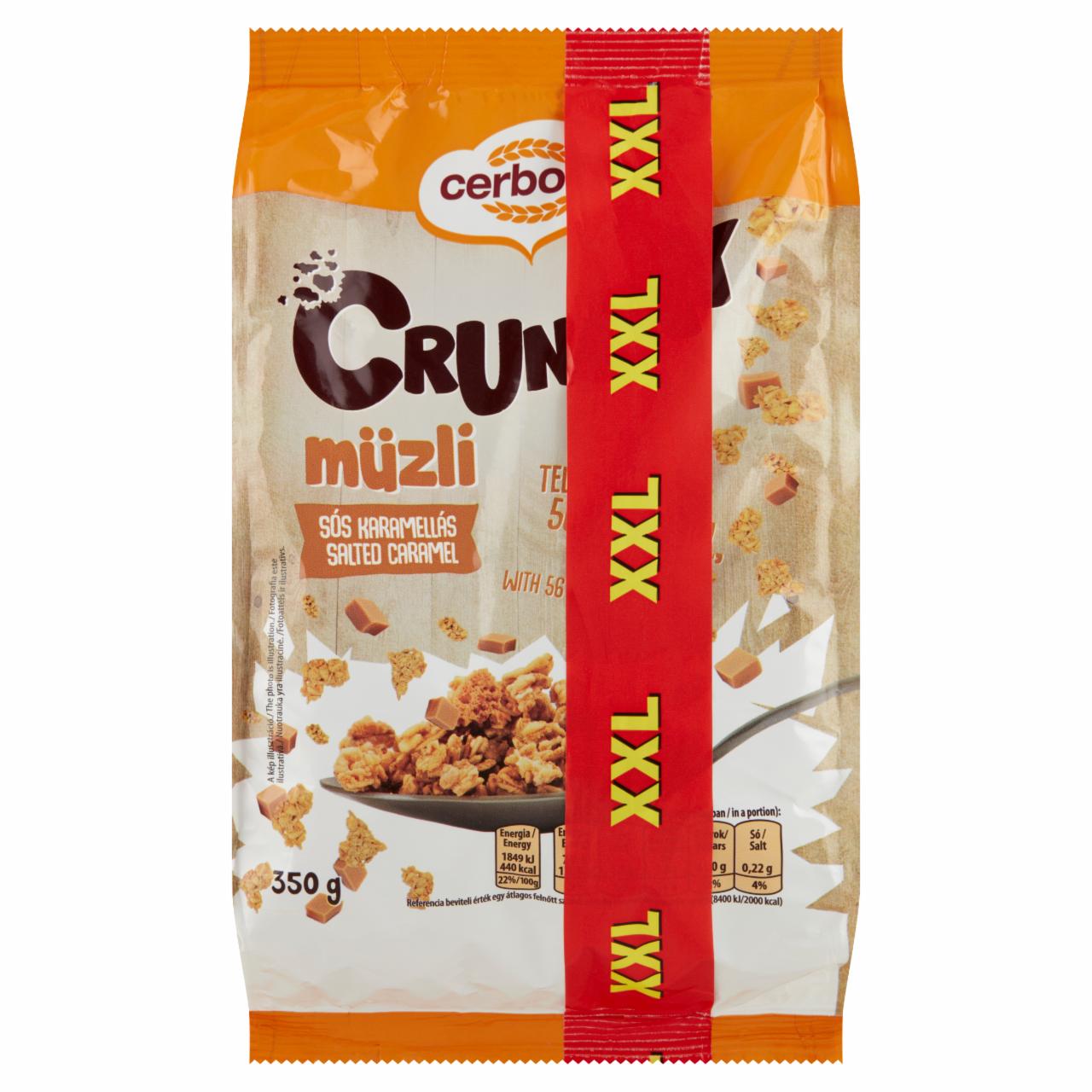 Képek - Cerbona Crunchy sós karamellás müzli 350 g