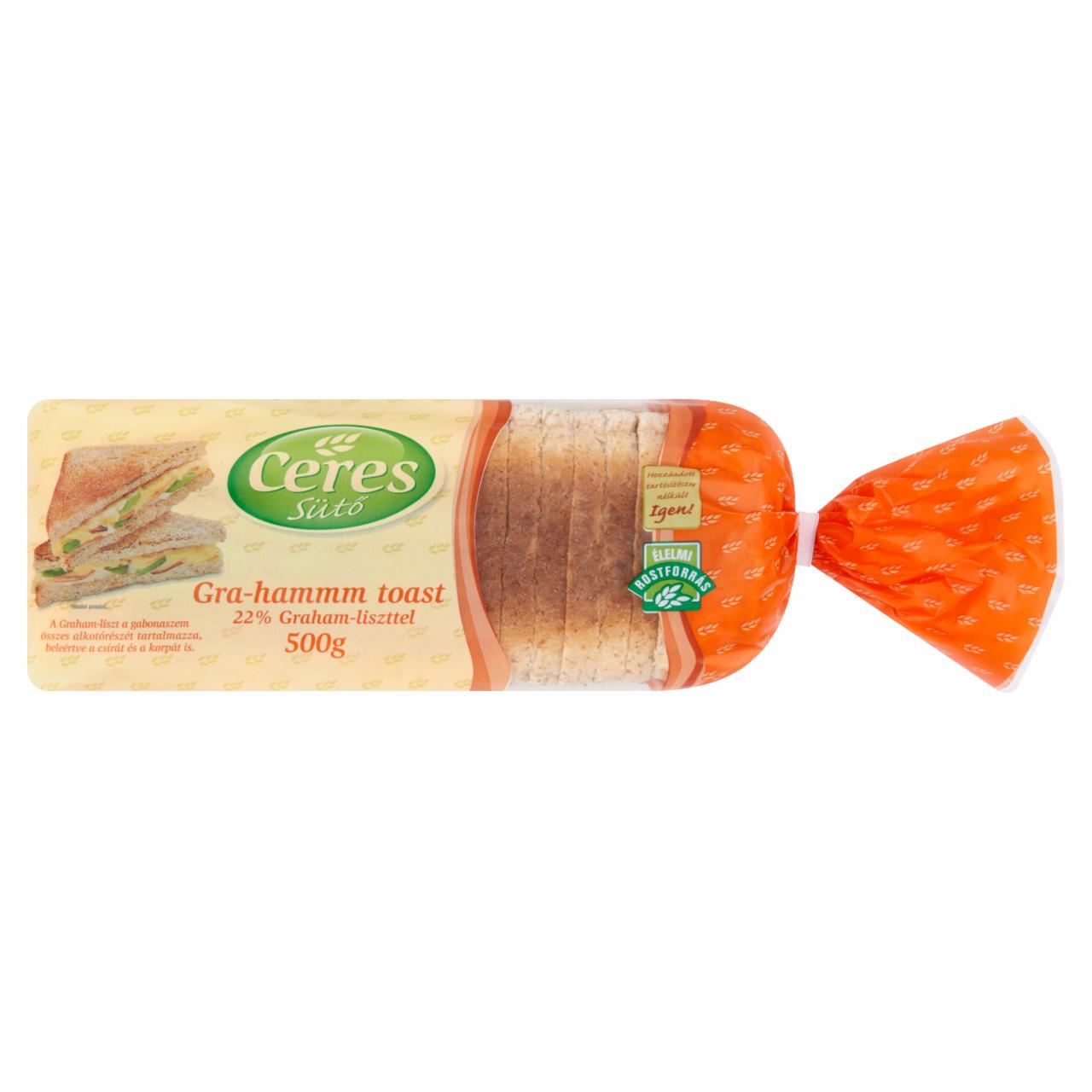 Képek - Ceres Gra-Hammm toast 22% Graham-liszttel 500 g