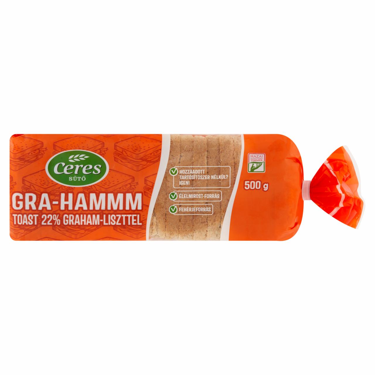 Képek - Ceres Gra-Hammm toast 22% Graham-liszttel 500 g