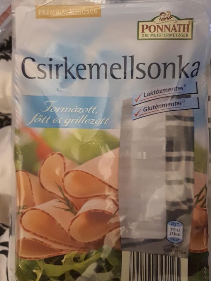 Képek - Csirkemell sonka formázott, főtt és grillezett Ponnath