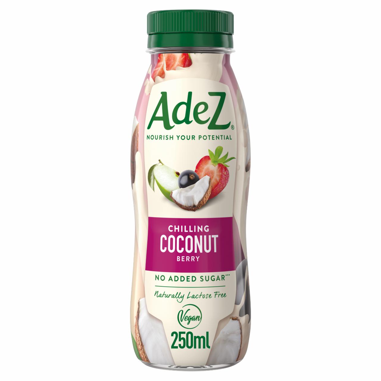 Képek - AdeZ ízesített kókuszital gyümölcslevekkel, édesítőszerrel és B-vitaminokkal 250 ml