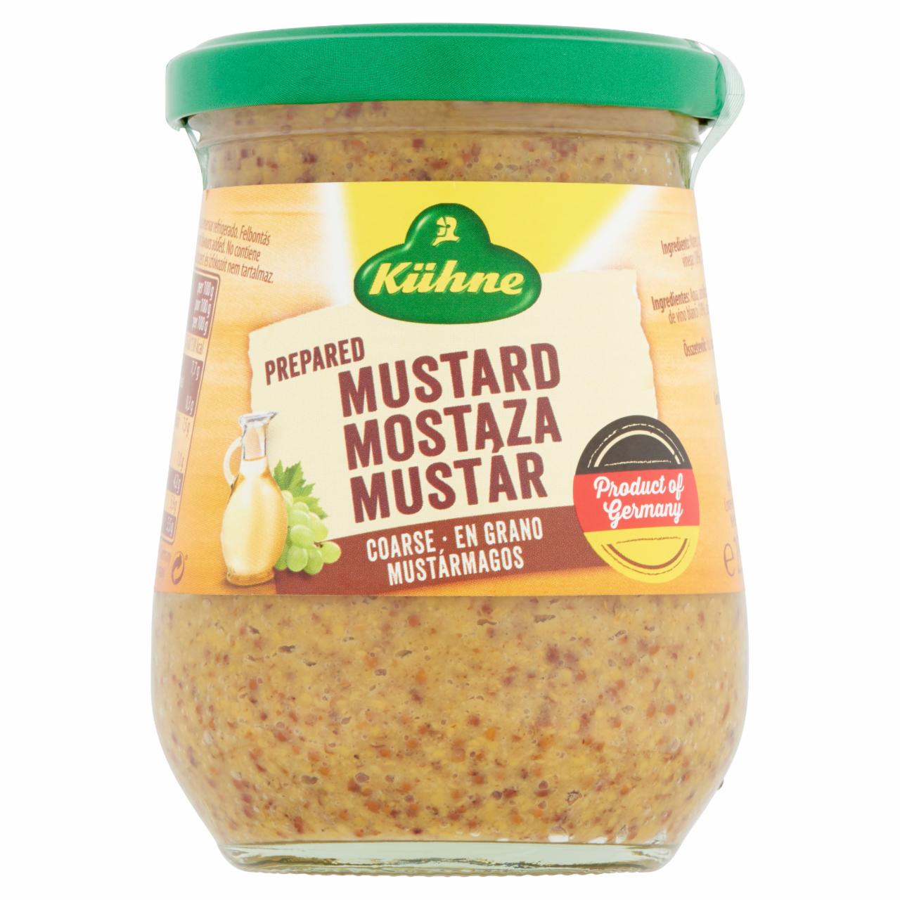 Képek - Kühne mustármagos mustár 255 g