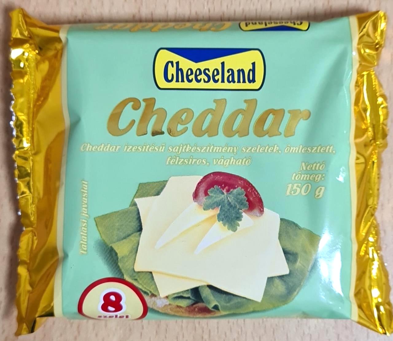 Képek - Lapka sajt cheddar Cheeseland 