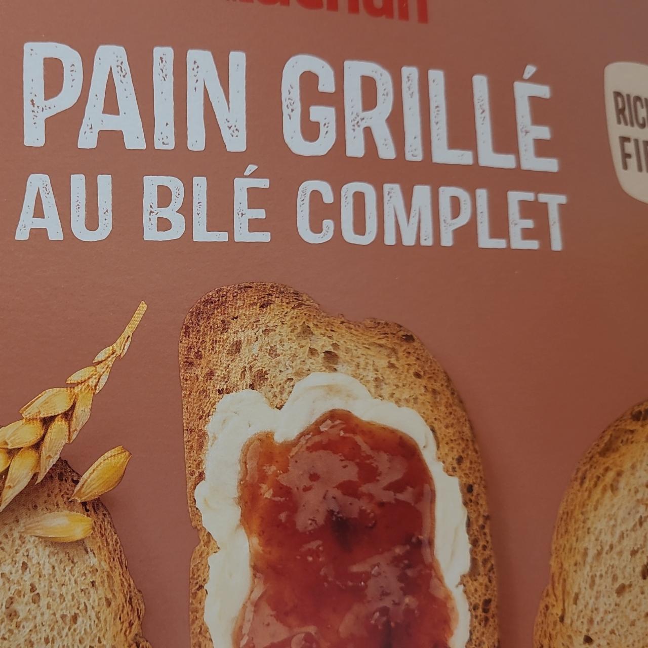 Képek - Pain grillé au blé complet Auchan