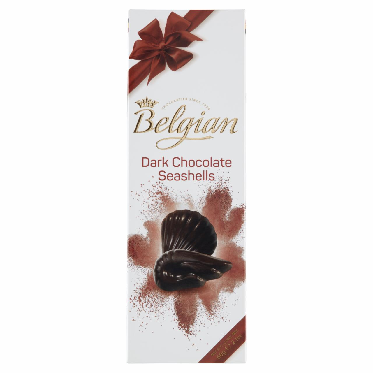 Képek - Belgian Dark Chocolate Seashells belga csokoládé praliné 60 g