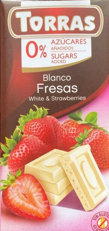 Képek - Epres fehércsokoládé édesítőszerrel Torras