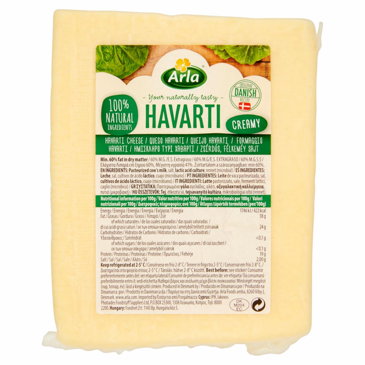 Képek - Arla Havarti zsíros, félkemény sajt