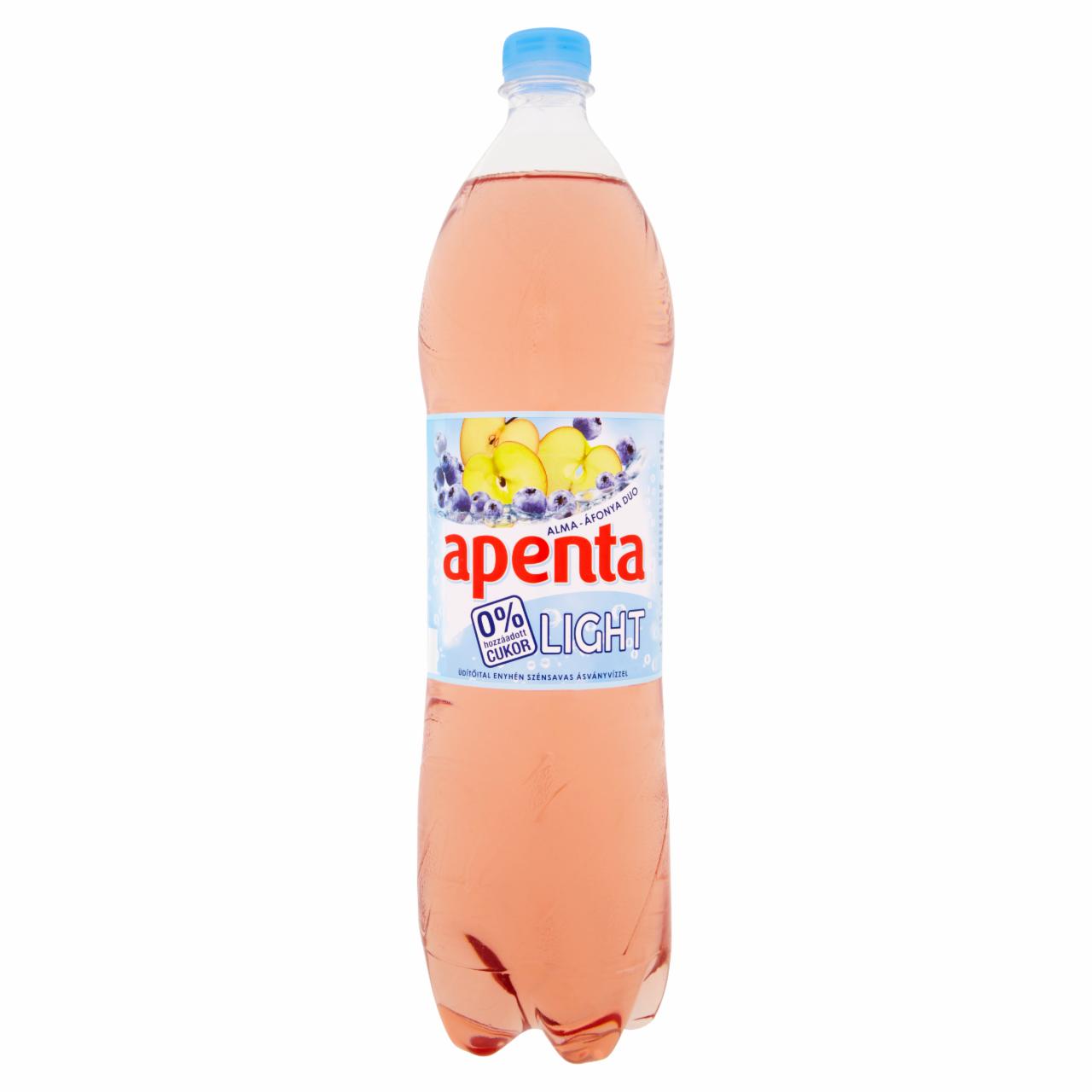 Képek - Apenta Light Alma-Áfonya Duo enyhén szénsavas üdítőital édesítőszerekkel 1,5 l