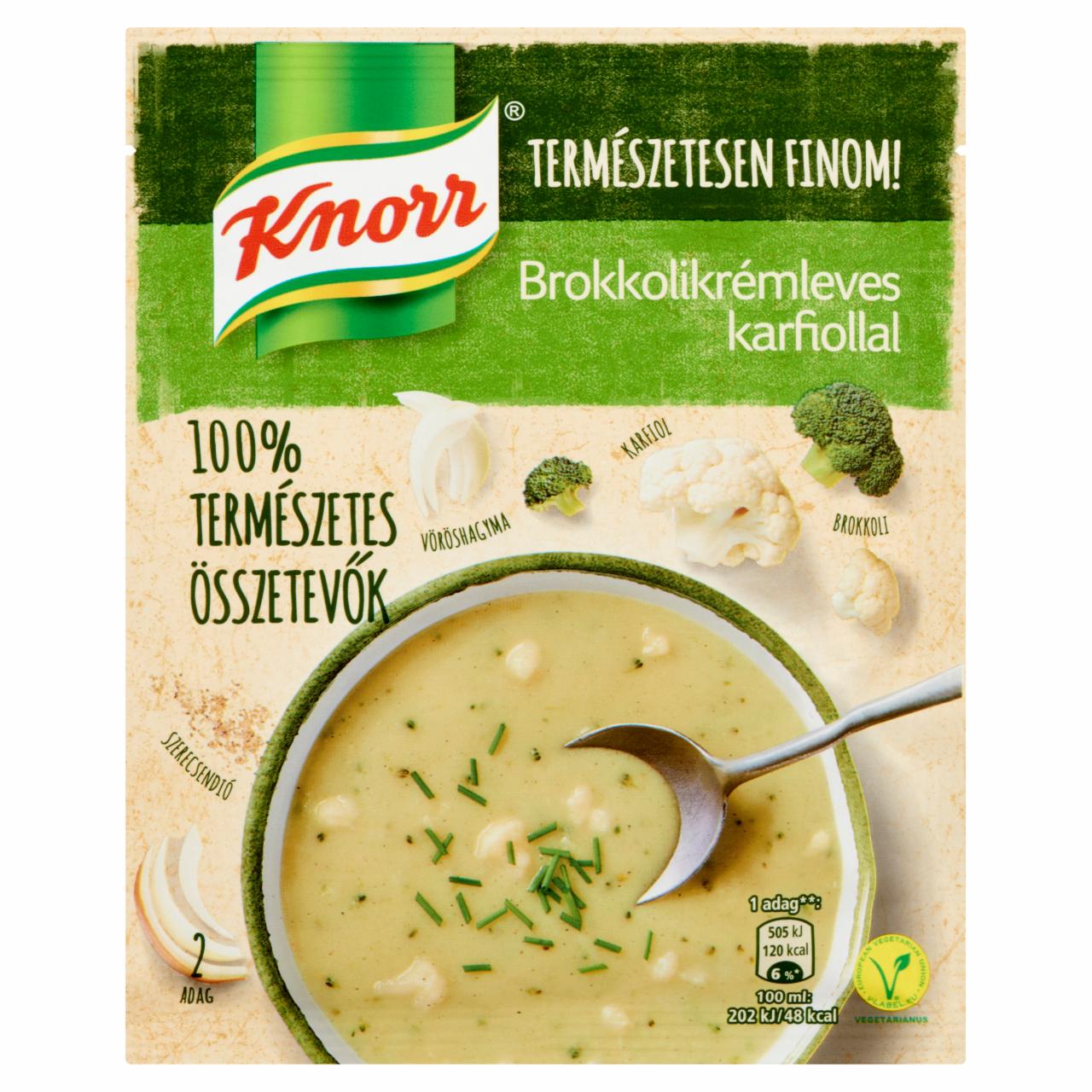 Képek - Knorr brokkolikrémleves karfiollal 52 g