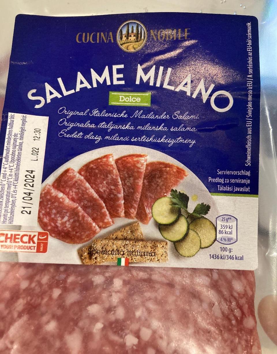 Képek - Salame Milano Dolce Cucina Nobile