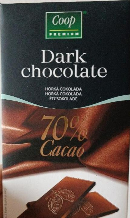 Képek - Dark chocolate 70% cacao Coop Premium