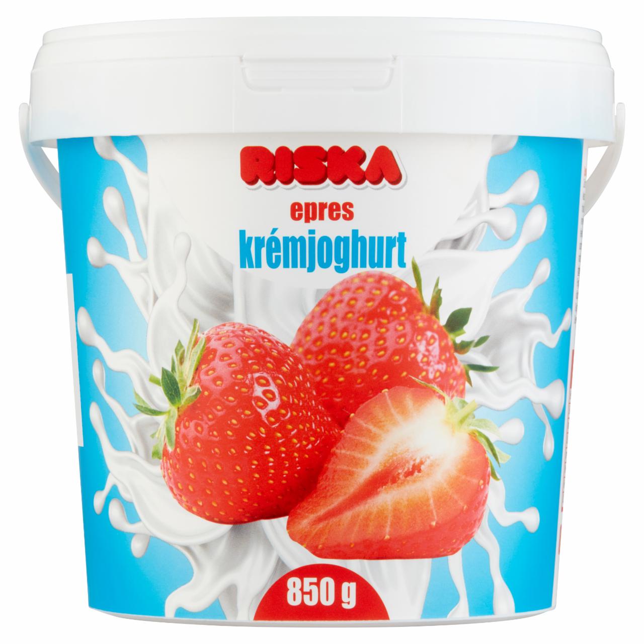 Képek - Riska epres krémjoghurt 850 g