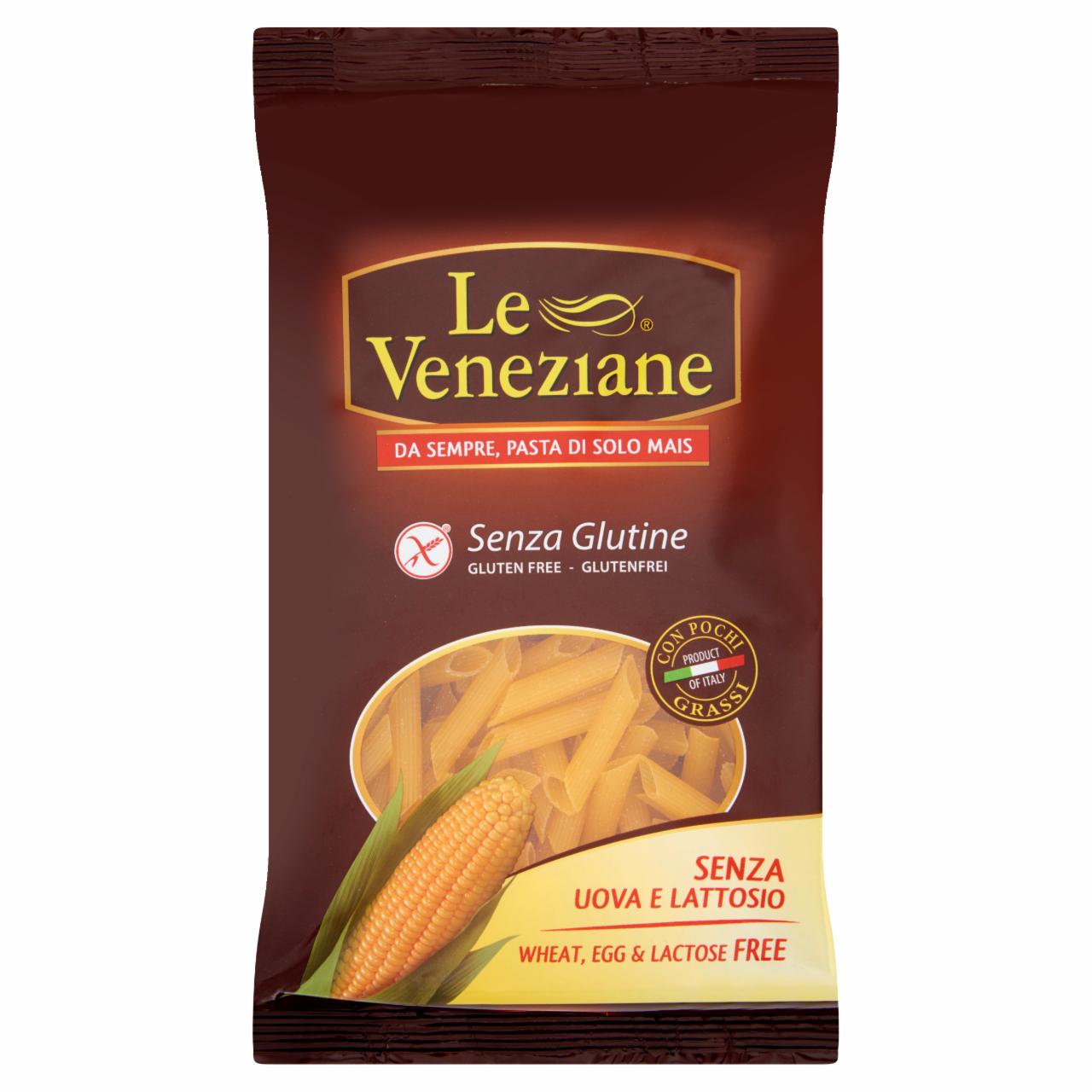 Képek - Le Veneziane Penne Rigate gluténmentes száraztészta 250 g