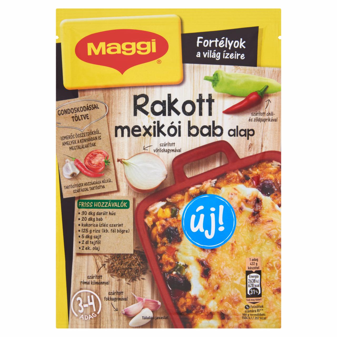 Képek - Maggi Rakott mexikói bab alap 45 g