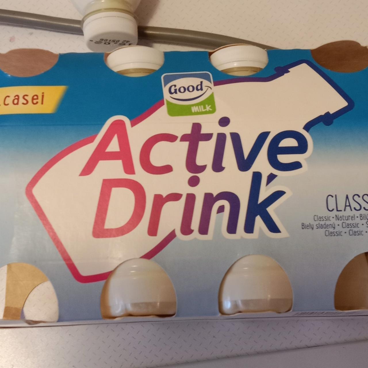 Képek - Good Milk Active Drink Classic sovány joghurtital édesítőszerekkel 8 x 100 g (800 g)