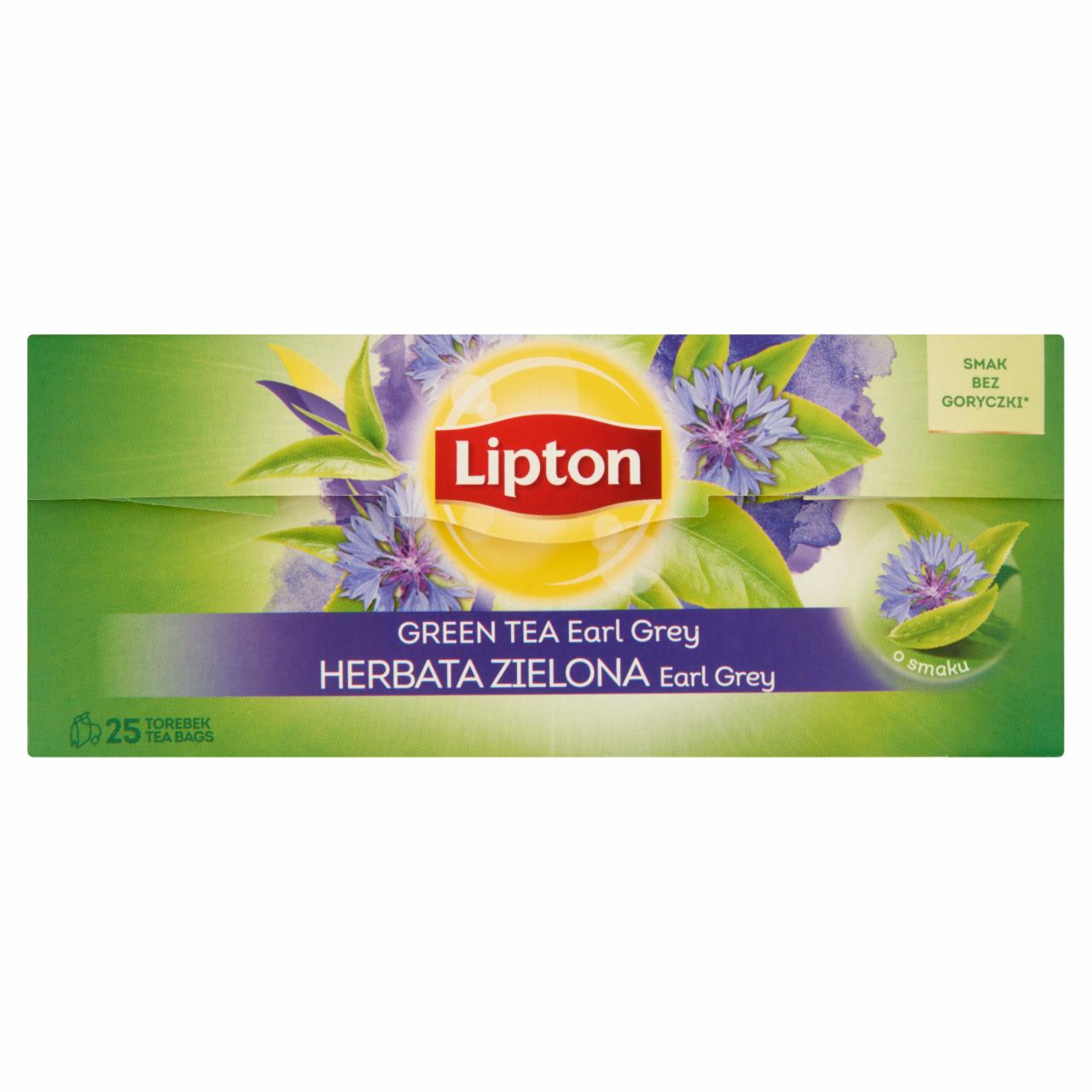 Képek - Lipton Earl Grey ízesített zöld tea 25 filter