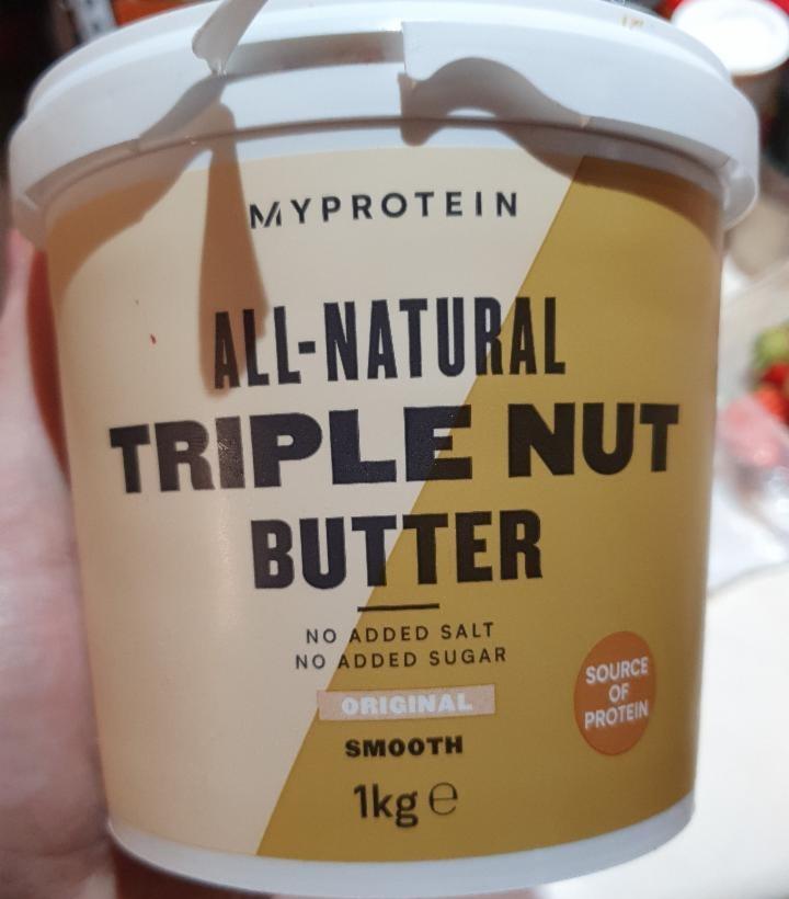 Képek - All-Natural Triple Nut Butter Myprotein