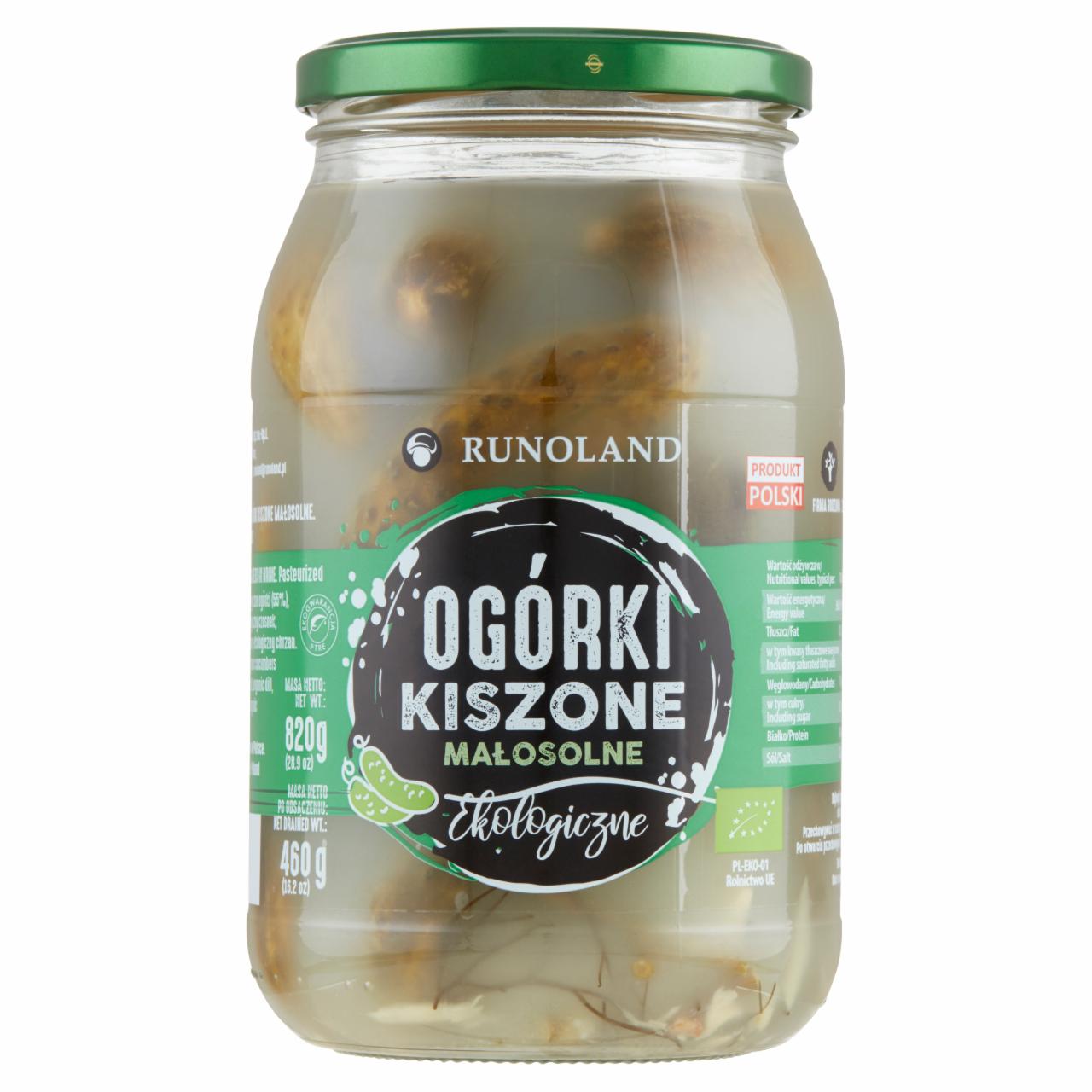 Képek - Runoland BIO kovászos uborka 820 g