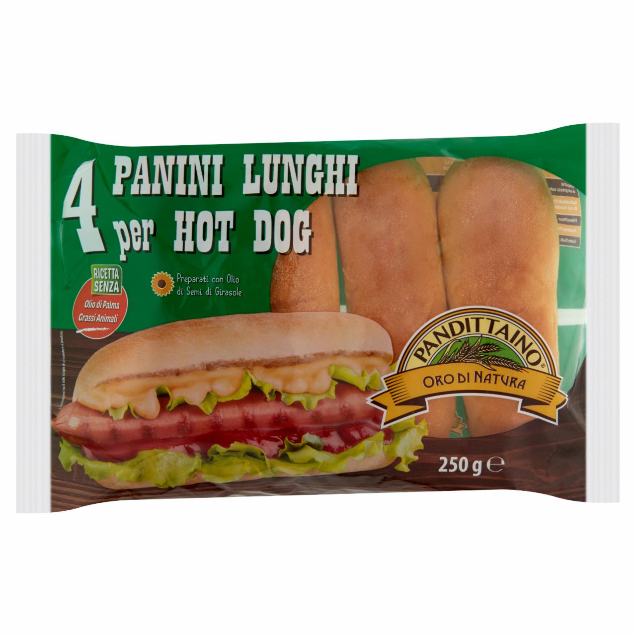 Képek - Pandittaino hot-dog kifli 4 db 250 g