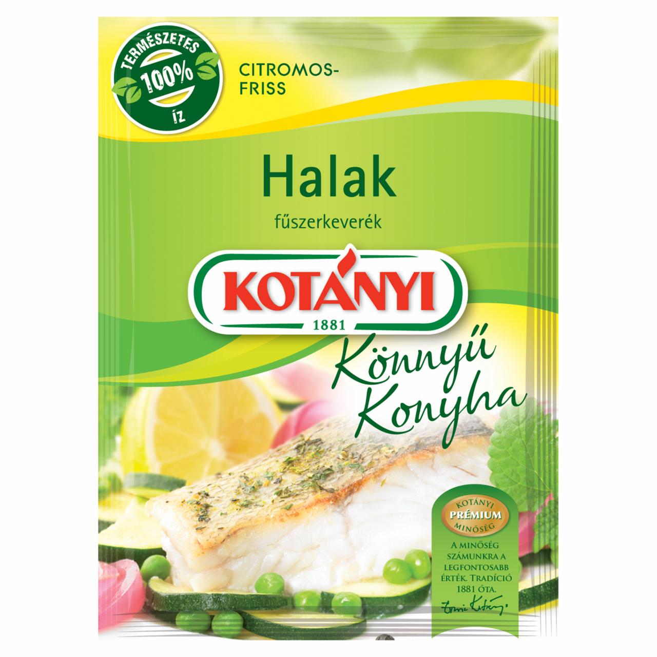 Képek - Kotányi Könnyű Konyha citromos-friss halak fűszerkeverék 25 g