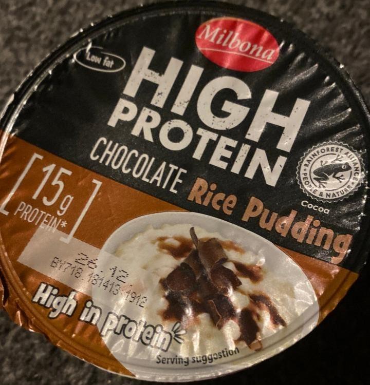 Képek - High protein rice pudding Chocolate Milbona