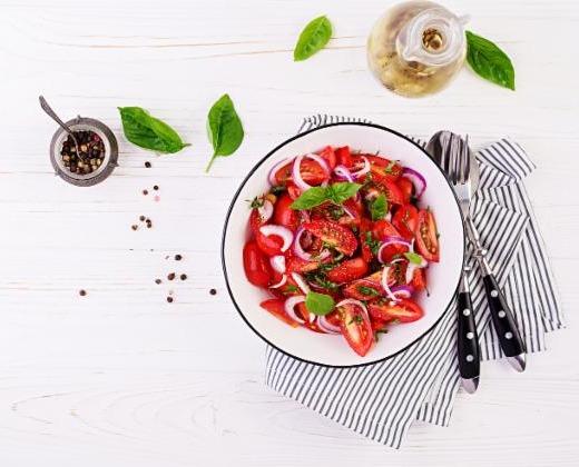 Képek - paradicsom saláta paradicsom hagyma ecet cukor só bors