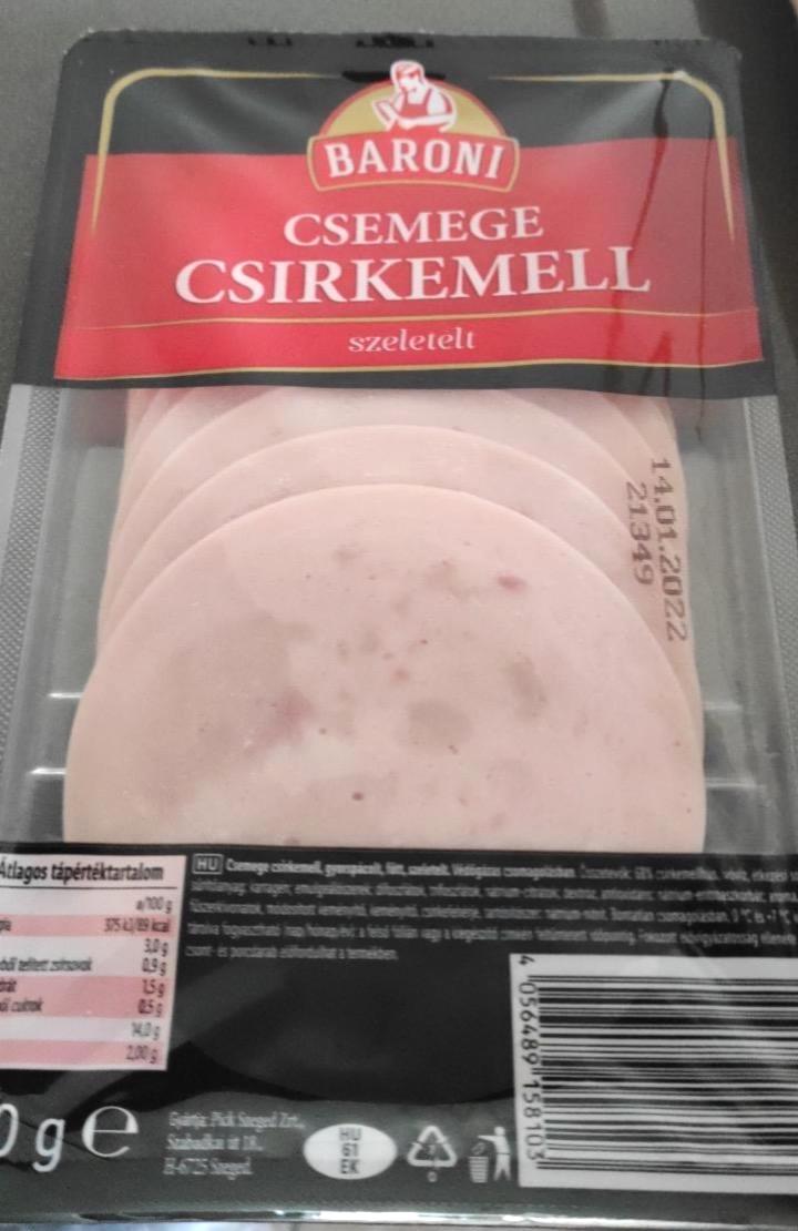 Képek - Csemege csirkemell Baroni