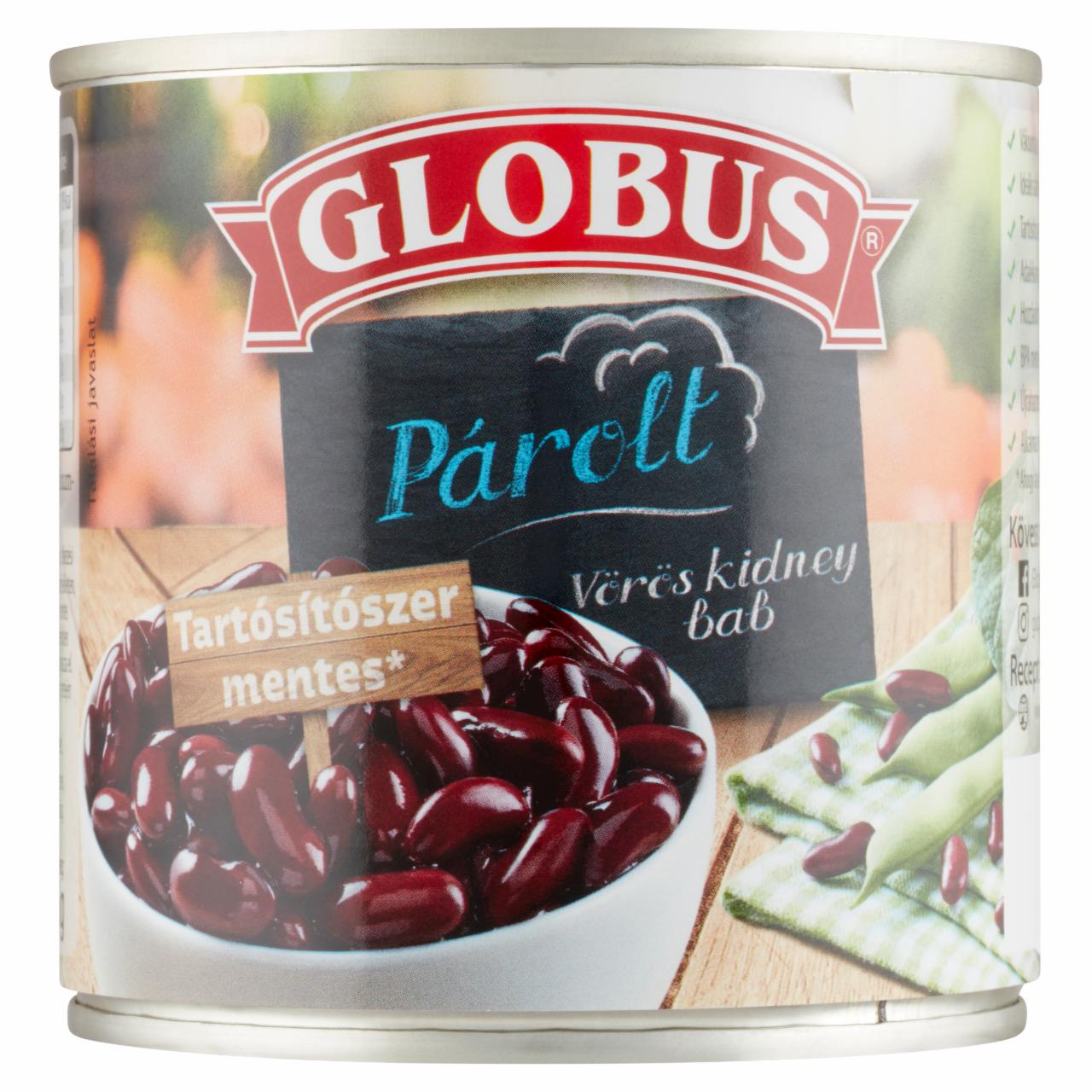 Képek - Globus Párolt vörösbab 326 g