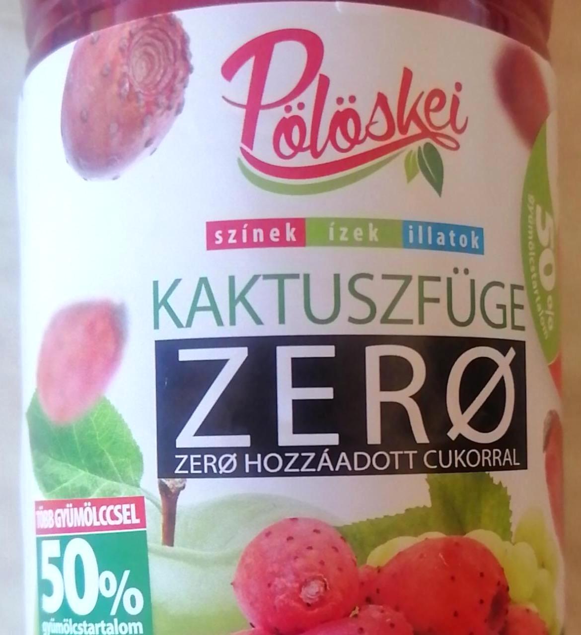 Képek - Kaktuszfüge ízű szörp Zero cukor Pölöskei