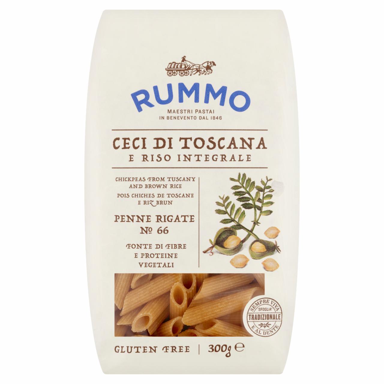 Képek - Rummo Penne Rigate gluténmentes száraztészta csicseriborsóból és barnarizsből 300 g