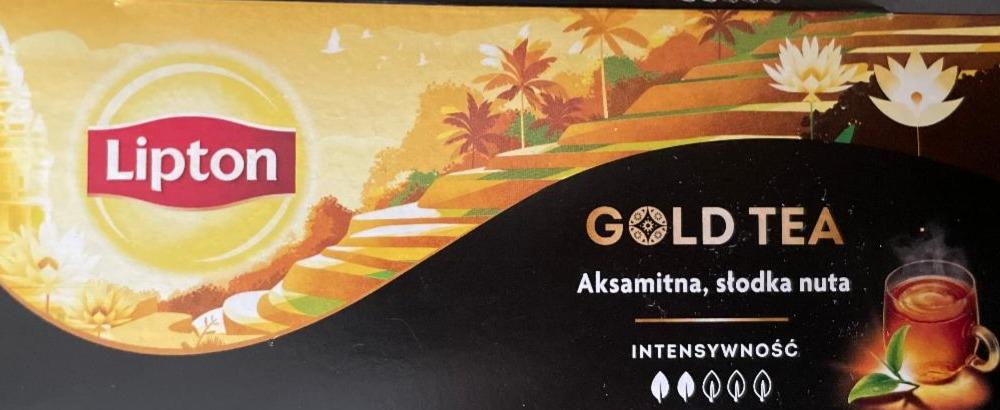 Képek - Lipton Gold Tea ízesített fekete tea 25 filter 37,5 g