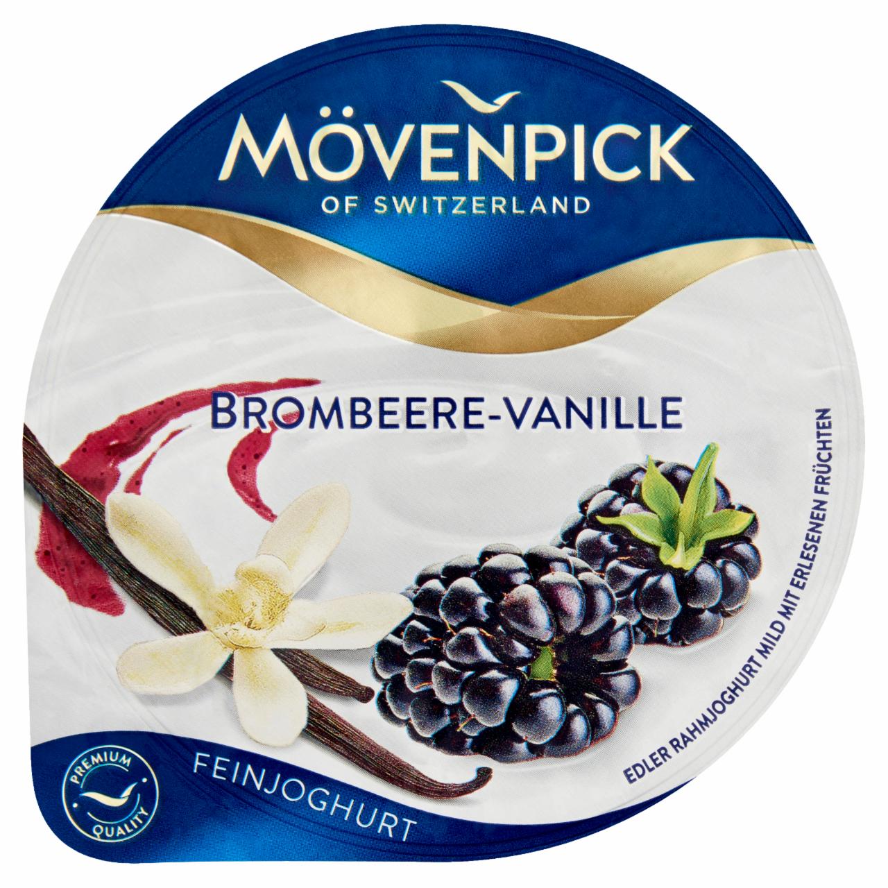Képek - Mövenpick tejszínjoghurt szedres-vaníliás gyümölcskészítménnyel 150 g