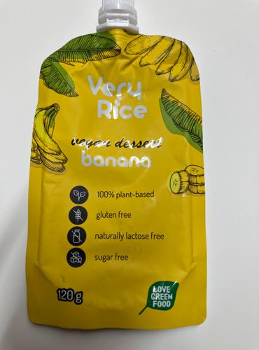 Képek - VeryRice Rizsből készült desszert, banán ízesítéssel 120 g