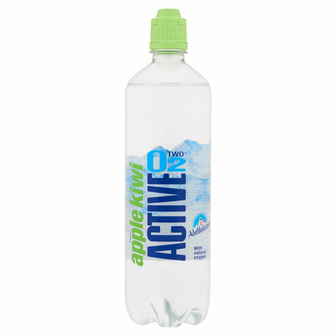 Képek - Active O2 alma-kiwi ízű, oxigénnel dúsított szénsavmentes energia-szegény üdítőital 750 ml