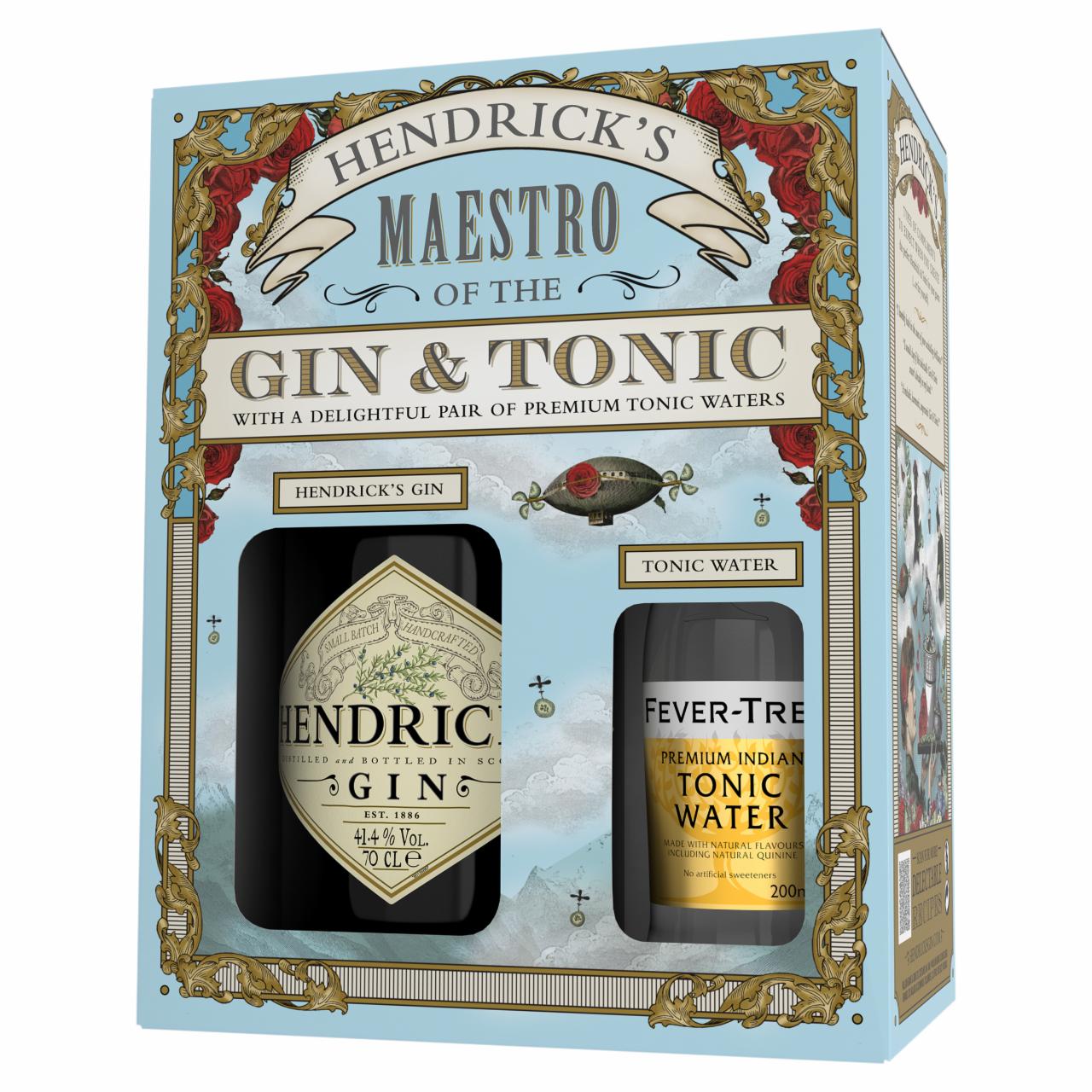 Képek - Hendrick's gin 41,4% 0,7 l + Fever-Tree Prémium Indian tonik 0,5 l