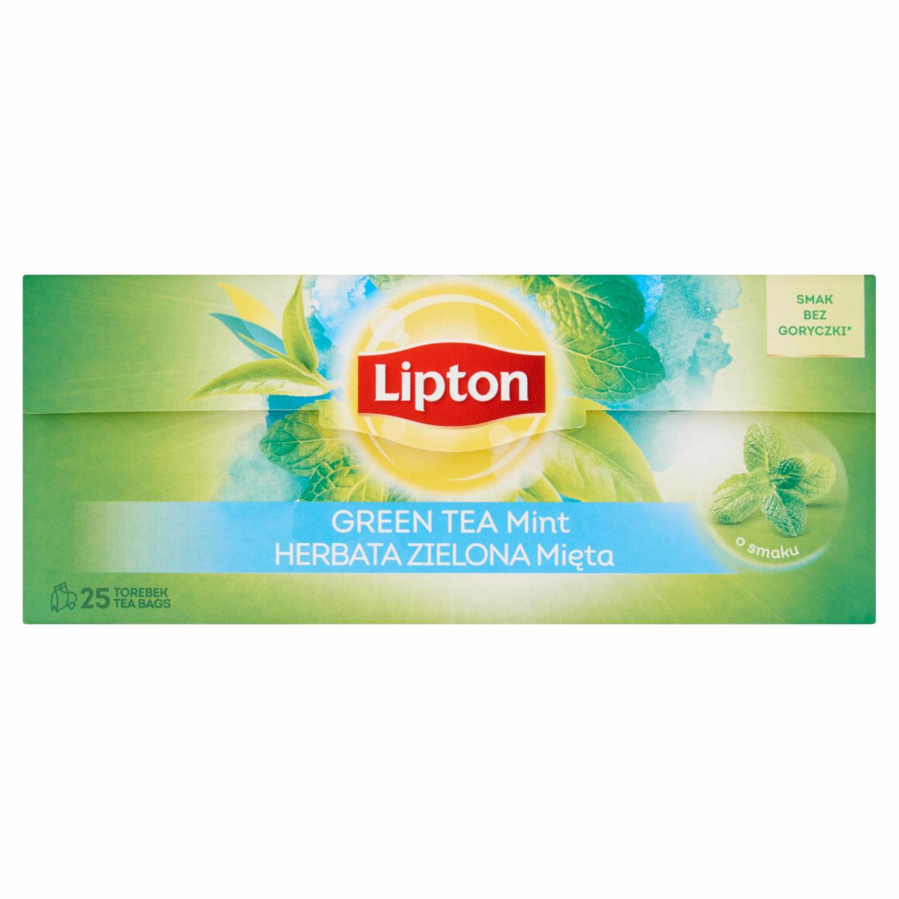 Képek - Lipton menta ízesítésű zöld tea 25 filter