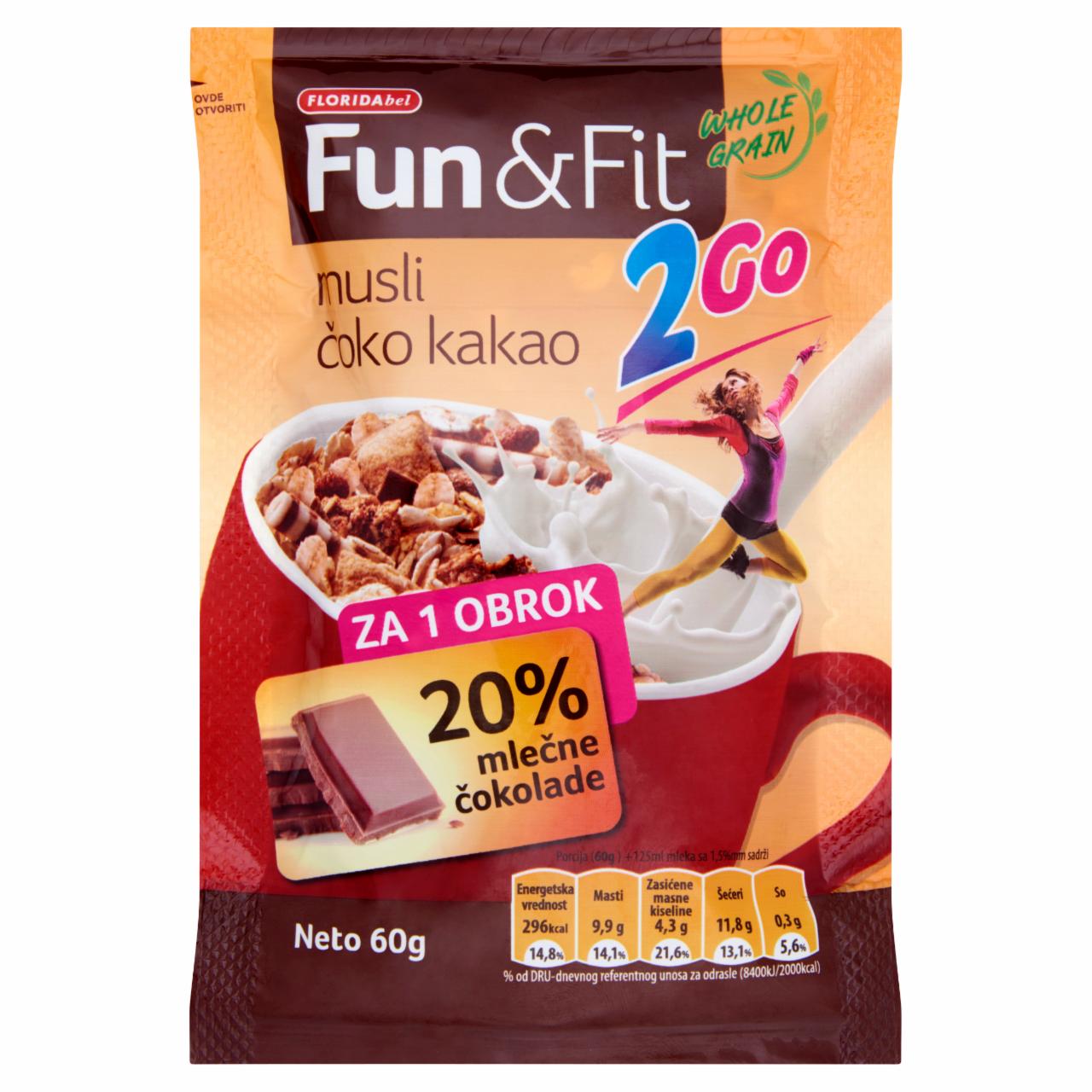 Képek - Fun&Fit 2Go csokis müzli 60 g