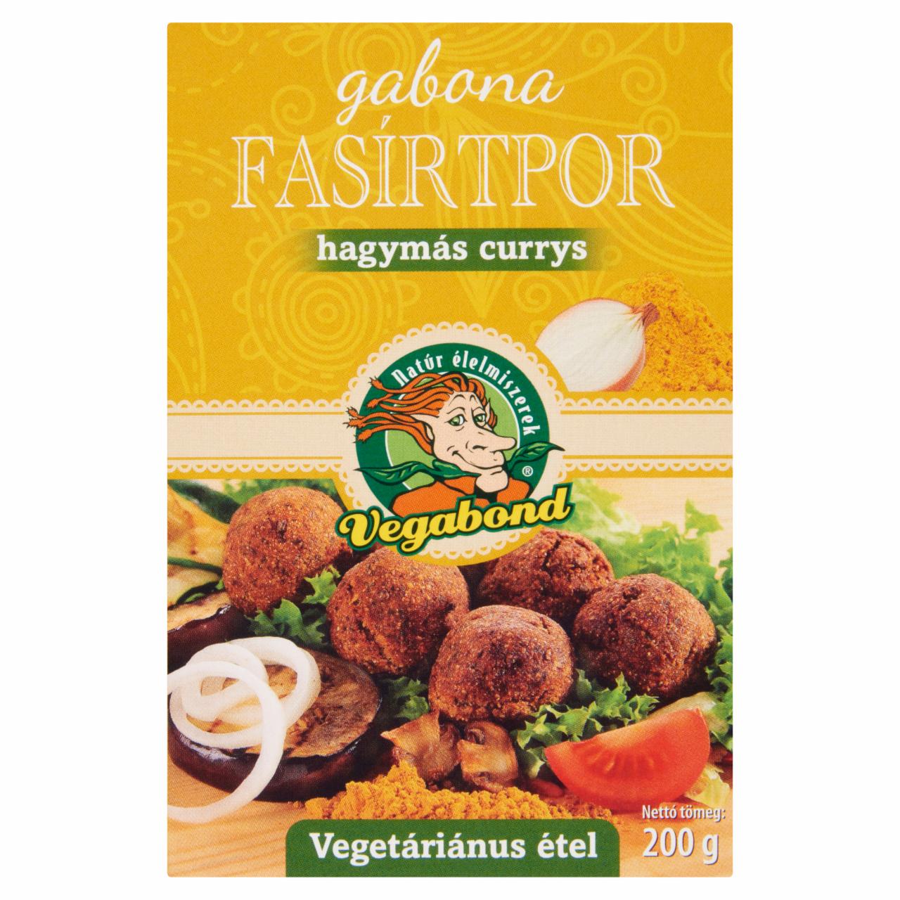 Képek - Vegabond hagymás currys gabona fasírtpor 200 g