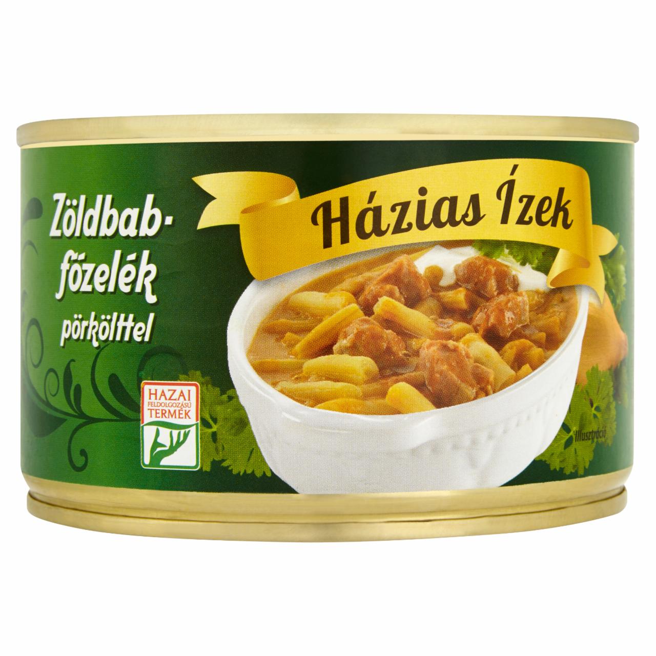 Képek - Házias Ízek zöldbabfőzelék pörkölttel 400 g