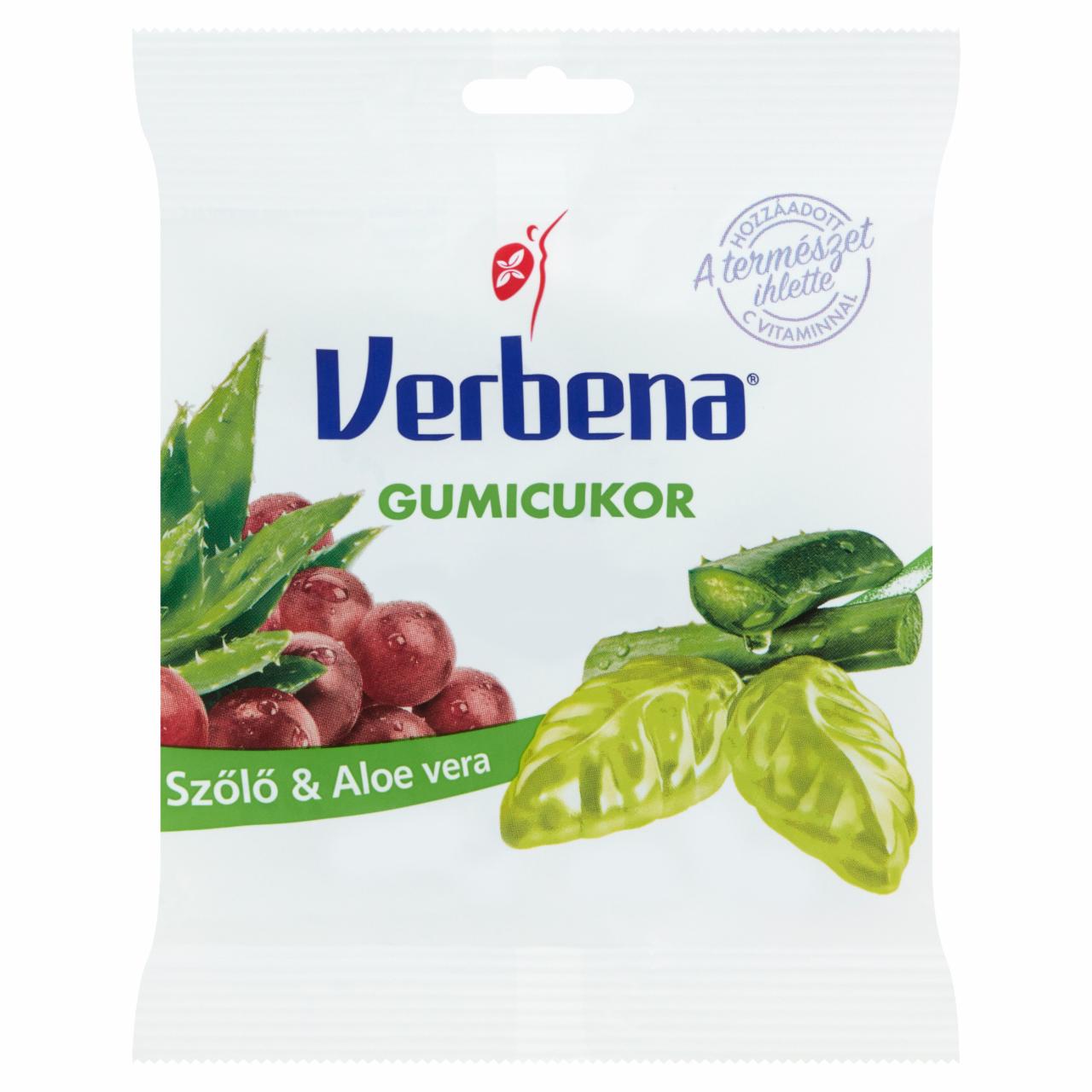 Képek - Verbena szőlős gumicukor aloe verával és C vitaminnal 60 g