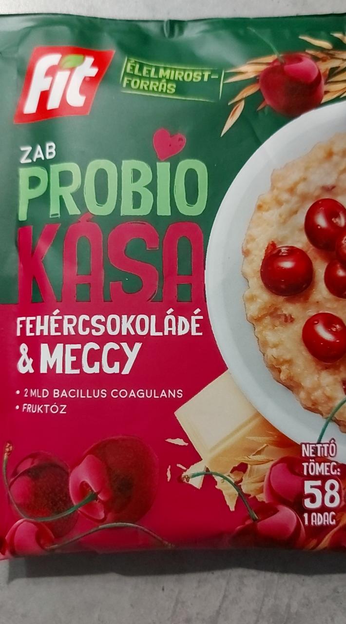 Képek - Zab Probio kása Fehércsokoládé & meggy Fit