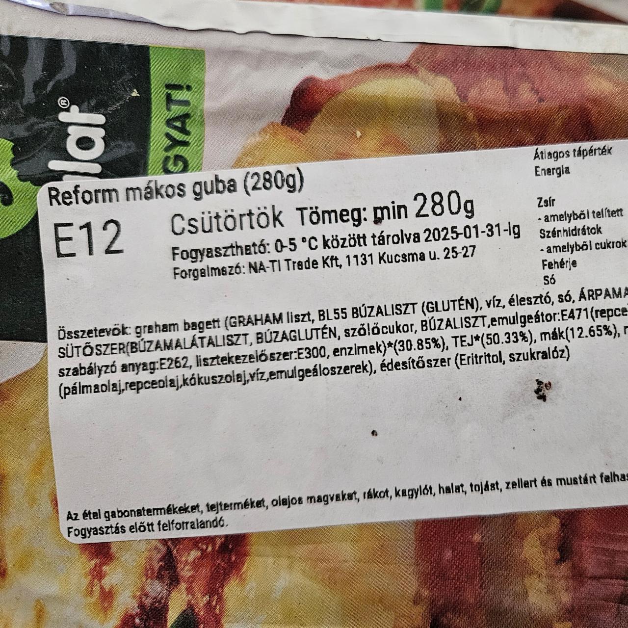 Képek - Reform mákos guba jófalat