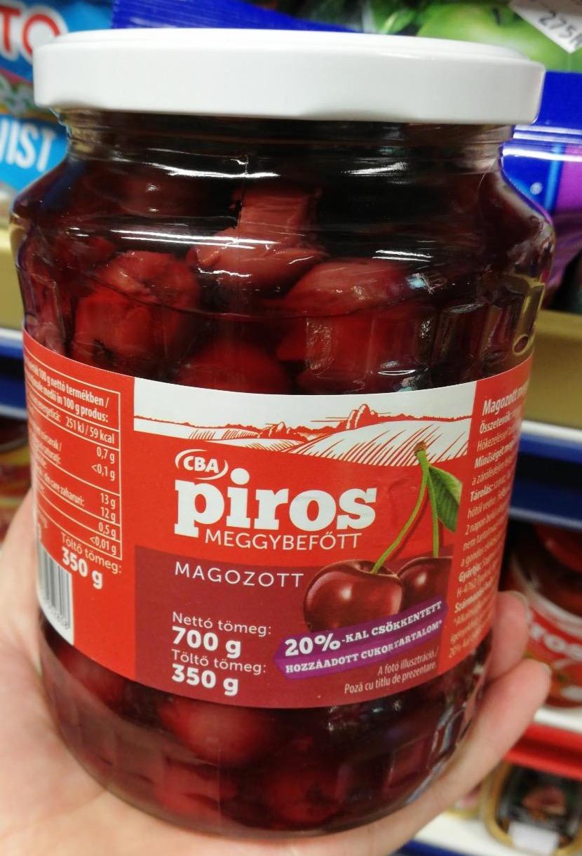 Képek - Magozott Meggybefőtt CBA Piros