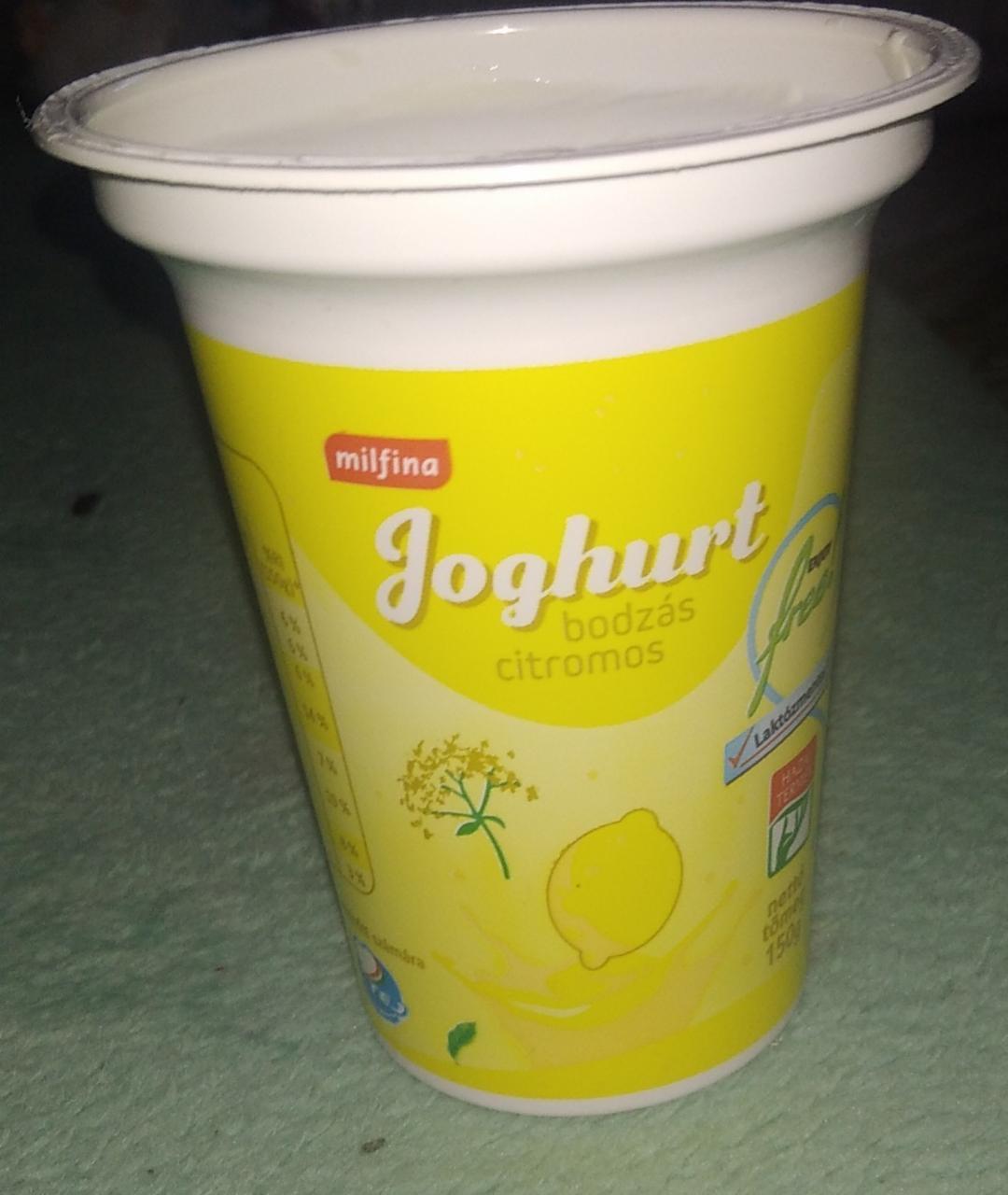 Képek - Bodzás citromos joghurt Milfina